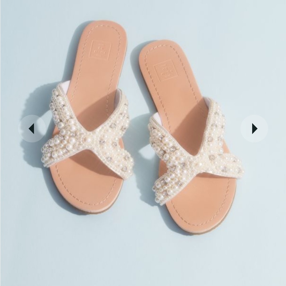 Pearl and Rhinestone sandals